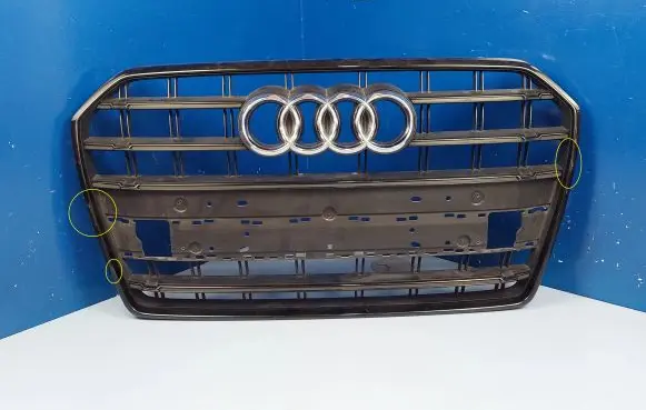 Front bumper upper radiator grill