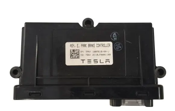 Tesla Model S Rear brake EMF control unit/module 100761800J 100761800A 2119JT0001199