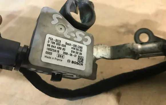 Citroen C5 Negative earth cable (battery) 9684772280 0199000028 9664448980