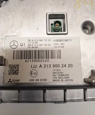 Mercedes-Benz E C207 W207 Screen/display/small screen A2139017310 H908010071 A2139002420