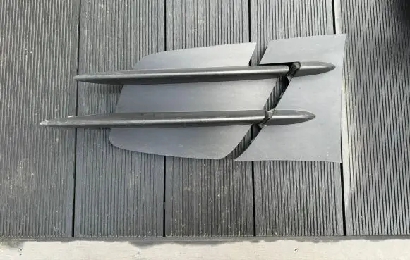 Mercedes-Benz C W205 Front bumper lower grill A2058858502 A2058857302 027151