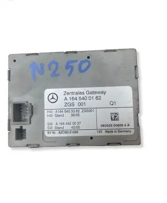 Mercedes-Benz GL X164 Gateway control module A1645400162 A1644420027 A1645403362