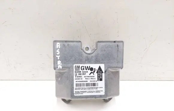 Opel Astra H Airbag control unit/module 402985A3 13188857 327963935