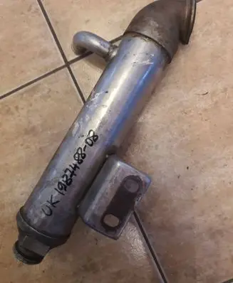 EGR valve cooler