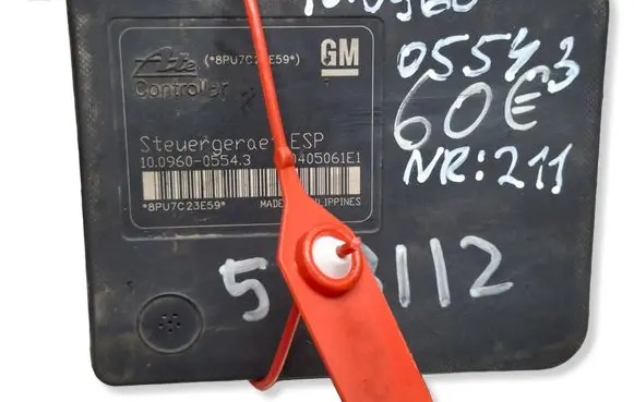 Opel Astra H ABS control unit/module 13246535 10020602904 10096005543