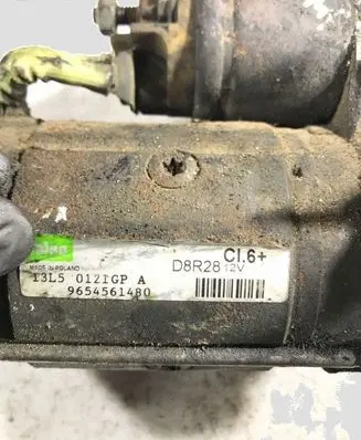 Peugeot 407 Starter motor 9654561480 D8R28