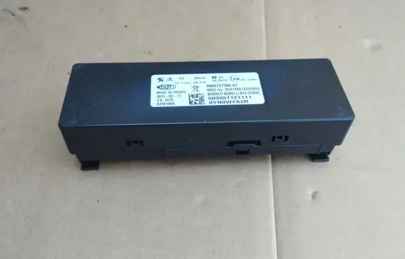 Peugeot 508 Bluetooth control unit module 9805727380