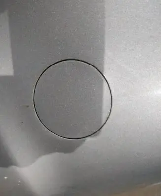 Rear bumper row hook cap/cover
