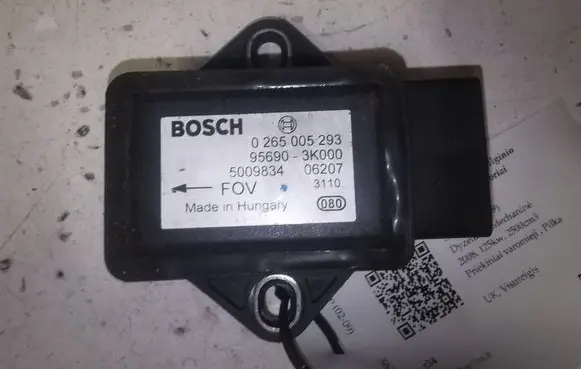 KIA Sorento ESP acceleration yaw rate sensor 0265005293 956903K000