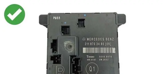 Mercedes-Benz E W211 Door control unit/module 2118703485 211870348508 00406079