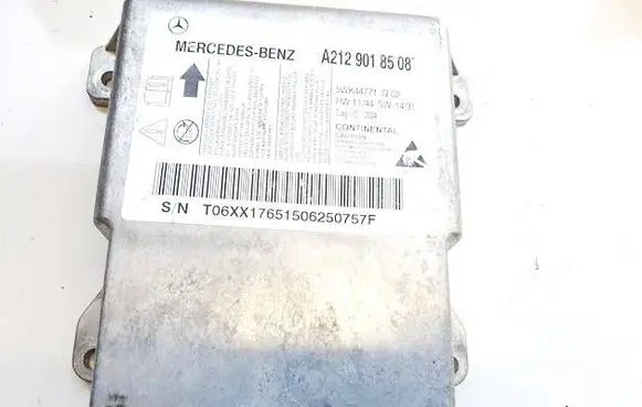 Mercedes-Benz E W212 Airbag control unit/module a2129018508 5wk44771
