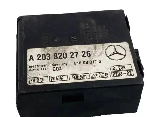 Mercedes-Benz C W203 Alarm control unit/module A2038202726