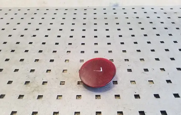 Rear tail light reflector