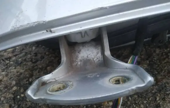 Rear door lower hinge