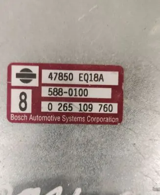 Nissan X-Trail T30 ABS control unit/module 47850EQ18A 0265109760 5880100