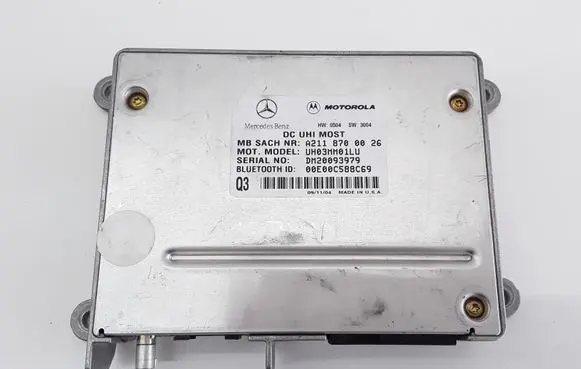 Mercedes-Benz E W211 Bluetooth control unit module A2118700026