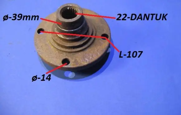 Audi 80 90 S2 B4 Front wheel bearing hub 4SK39QL107