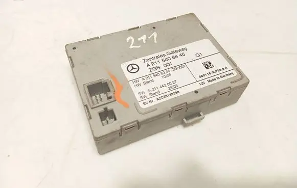 Mercedes-Benz E W211 Gateway control module A2115408445 A2114420027 A2115408245