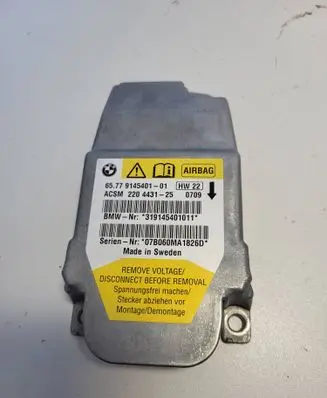 BMW 5 E60 E61 Airbag control unit/module 9145401
