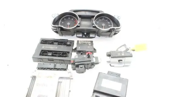 Audi A5 8T 8F Engine ECU kit and lock set 8K2907115L 0261S04866