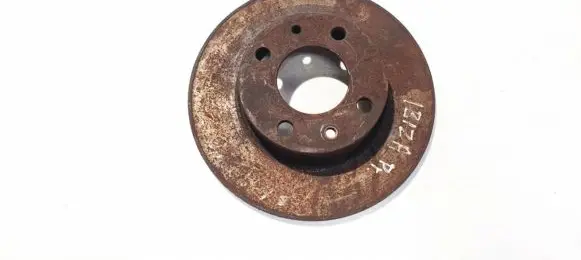 Seat Ibiza I (021A) Front brake disc neventiliuojamas