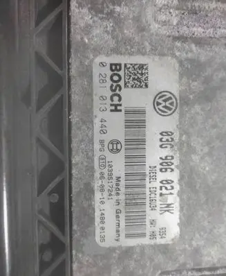 Volkswagen PASSAT B6 Engine control unit/module 03G906021NK 0281013440 1039S17241