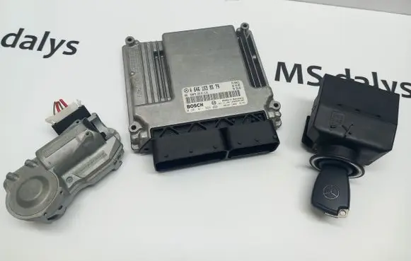 Engine ECU kit and lock set