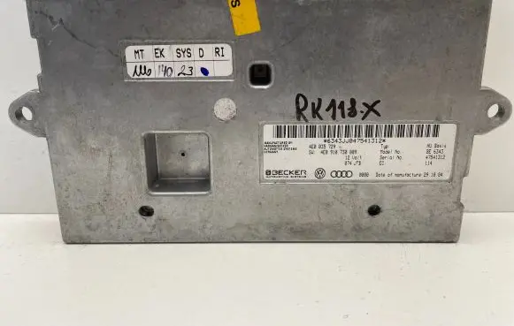 Audi A8 S8 D3 4E MMI control unit 4E0035729 4E0910730