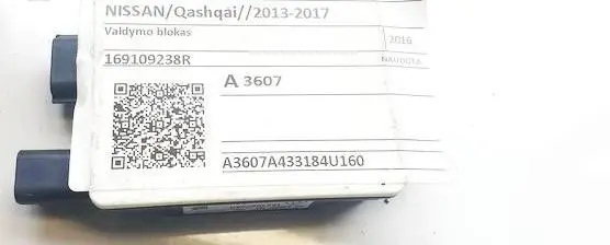 Nissan Qashqai Other control units/modules 169109238R 0580001013