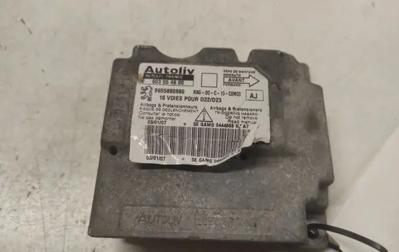 Peugeot 407 Airbag control unit/module 9655880880