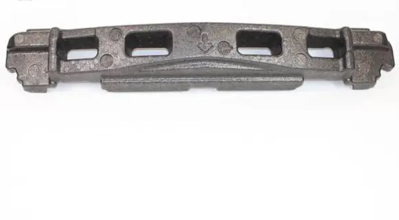 Front bumper foam support bar