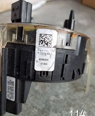 Audi A6 S6 C6 4F Airbag slip ring squib (SRS ring) 4E0953541