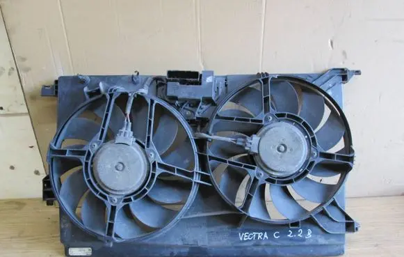 Opel Vectra C Electric radiator cooling fan 24410989 FS1220 870732G