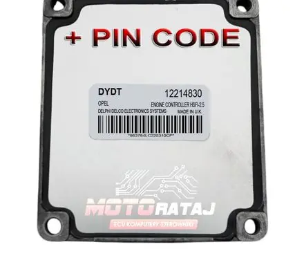 Opel Meriva A Engine control unit/module ECU 12214830 DYDT