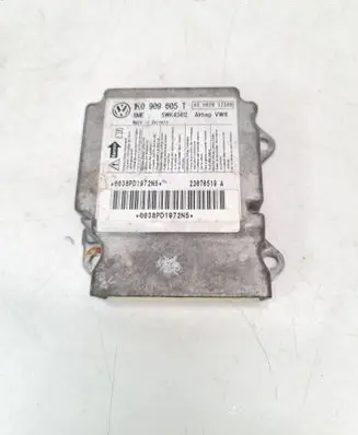 Volkswagen Golf V Airbag control unit/module 1K0909605T 5WK43412 05H020S2300
