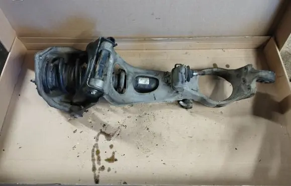 Peugeot 407 Front shock absorber with coil spring 964452180D