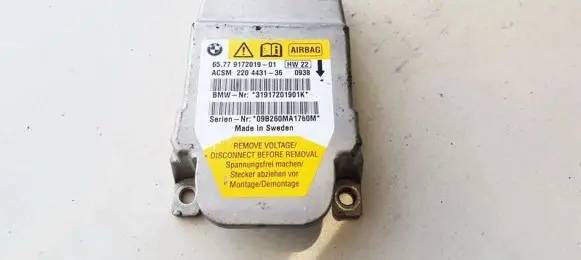 BMW 5 E60 E61 Airbag control unit/module 6577917201901