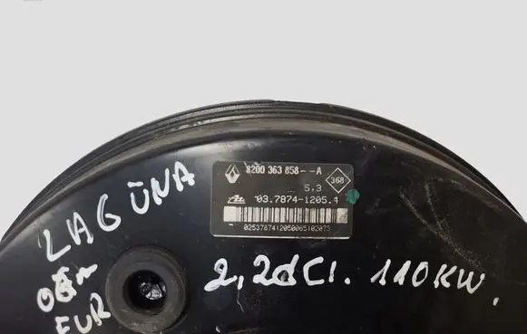 Renault Laguna II Brake booster 8200363858