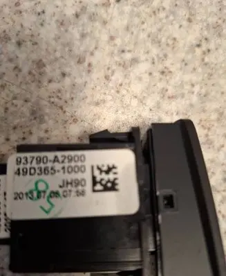 KIA Ceed Hazard light switch 93790A2900