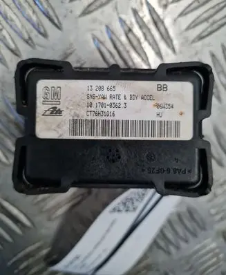 Opel Astra H ESP acceleration yaw rate sensor 13208665