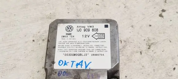 Skoda Octavia Mk1 (1U) Airbag control unit/module 1J0909608 5WK4154