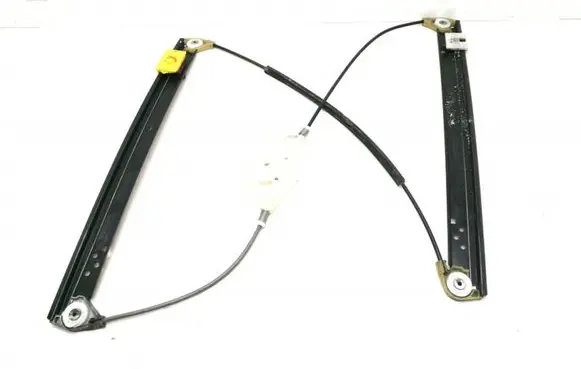 Volkswagen Touareg I Front window lifting mechanism without motor 7L0837461F