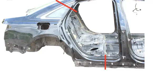 Audi A8 S8 D5 Rear quarter panel 