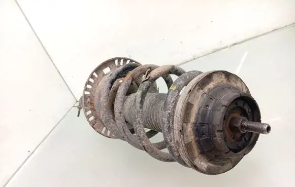 Front shock absorber with coil spring