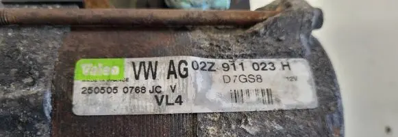 Volkswagen Transporter - Caravelle T5 Starter motor 02Z911023H D7GS8 2505050768