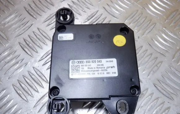 Audi TT TTS RS Mk3 8S Other control units/modules 8S0820043