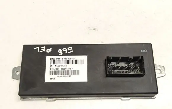 BMW 7 E65 E66 Other control units/modules 6762208 00105216 00004170