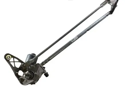 Front wiper linkage and motor