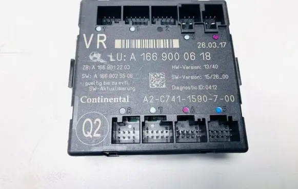 Mercedes-Benz GL X166 Door control unit/module A1669000618 1669000618 A1669012203