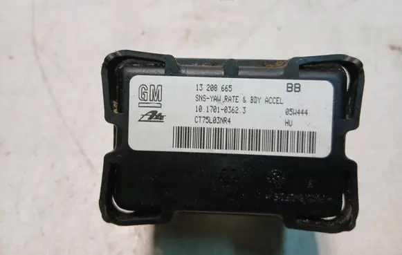 Opel Astra H ESP acceleration yaw rate sensor 13208665 CT75L03NR4 10170103623